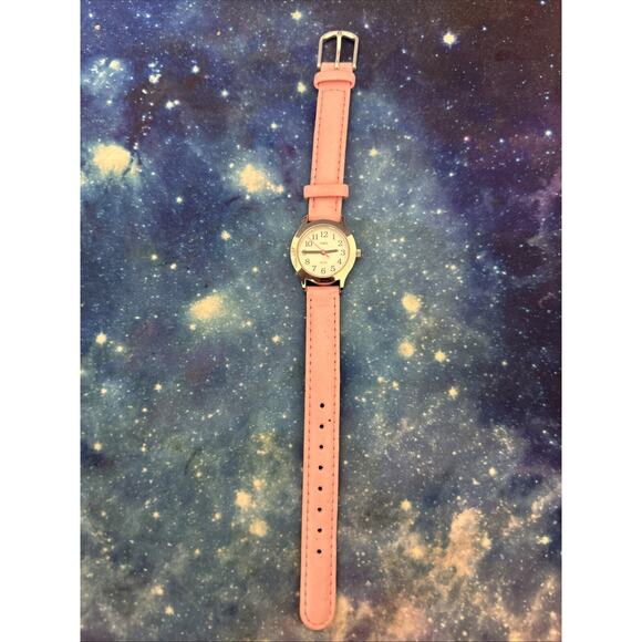 Timex Silver Tone Pink Band Women’s Quartz Watch - Picture 2 of 8